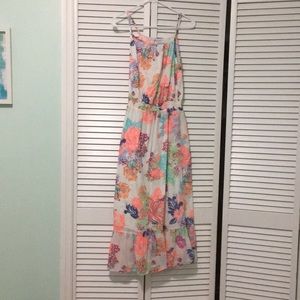 Old navy floral floor length dress